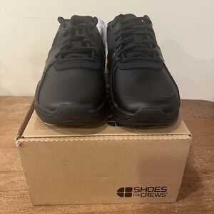 NIB Shoes For Crews Falcon Ill Womens 9.5 Black Slip &‎ Oil Resistant Work Shoes